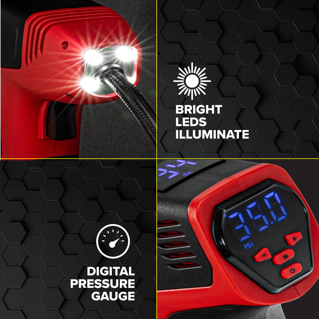 Bullseye Pro Portable Tire Inflator